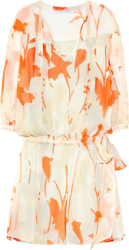 Diane von Furstenberg New Desma printed silk-chiffon mini dress