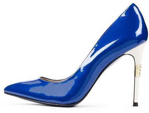 Rihanna in Electric Blue Jimmy Choo Anouk Pointed Toe Pumps