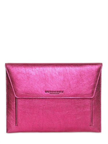 Burberry Prorsum - Soft Grainy Metallic Leather Ipad Case