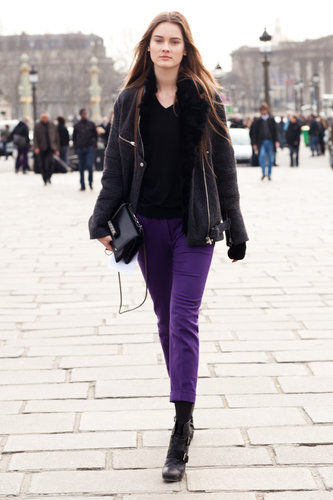 It was a simple enough mix, but bright purple trousers had an eye-catching effect.
Source: Le 21ème | Adam Katz Sinding
It was a simple enough mix, but bright purple trousers had an eye-catching effect.
Source: Le 21ème | Adam Katz Sinding