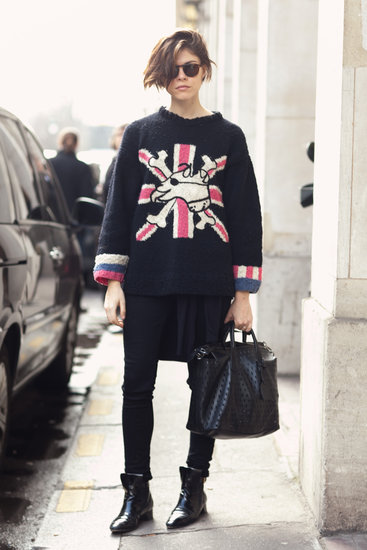 Emily Weiss took a British punk vibe to the streets of Paris.
Source: Le 21ème | Adam Katz Sinding
Emily Weiss took a British punk vibe to the streets of Paris.
Source: Le 21ème | Adam Katz Sinding