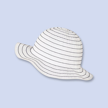 Jacadi Topstitched Straw Hat Jacadi Topstitched Straw Hat