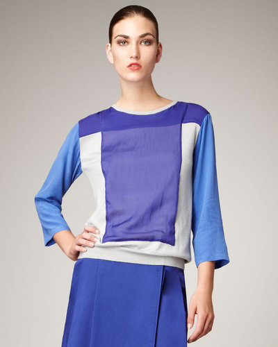 Reed Krakoff Colorblock Combo Sweater