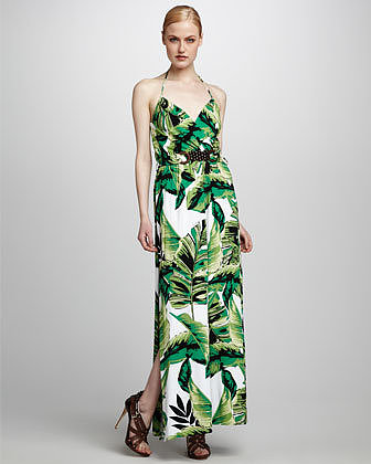Milly Halter Maxi Dress