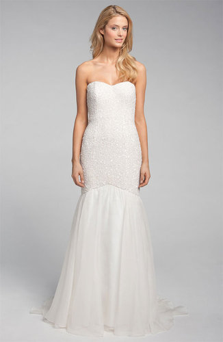 Theia Sequin Strapless Mermaid Gown