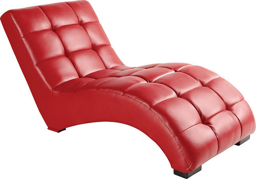 Emerald Home Red Chaise