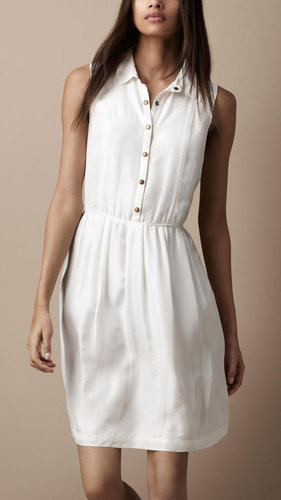 Silk Shirt Dress