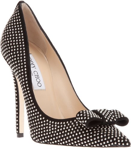 Jimmy Choo bow detail pump