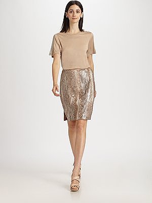 Chiffon and Jersey Tee