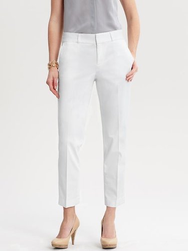 Jackson fit sateen crop