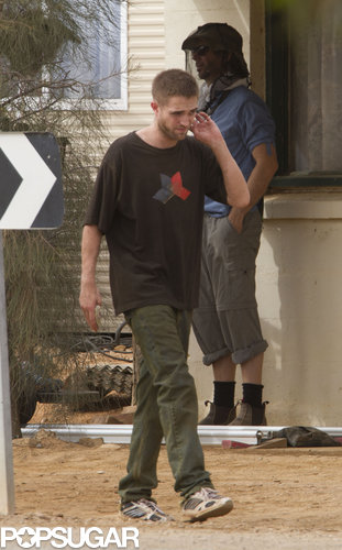 Robert Pattinson showed off a grunge makeover on the set of The Rover in Australia.
Source: MediaMode
Robert Pattinson showed off a grunge makeover on the set of The Rover in Australia.
Source: MediaMode