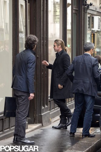 Brad Pitt Celebrates His Wine Success in Paris! Brad Pitt Celebrates His Wine Success in Paris!