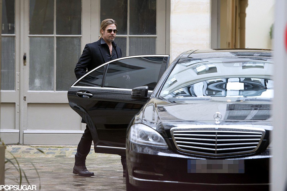 Brad Pitt Celebrates His Wine Success in Paris! Brad Pitt Celebrates His Wine Success in Paris!
