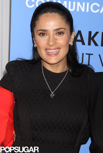 Salma Hayek Continues to Rep Women's Rights at the Avon Awards Salma Hayek Continues to Rep Women's Rights at the Avon Awards