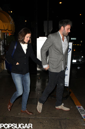 Ben Affleck and Jennifer Garner walked to their car.
Ben Affleck and Jennifer Garner walked to their car.