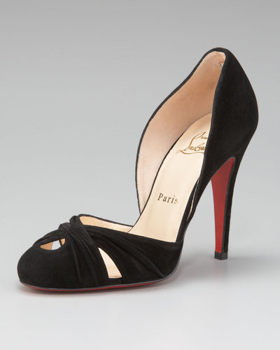 Christian Louboutin Commode Suede d'Orsay