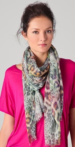 Tilo Animal Print Scarf