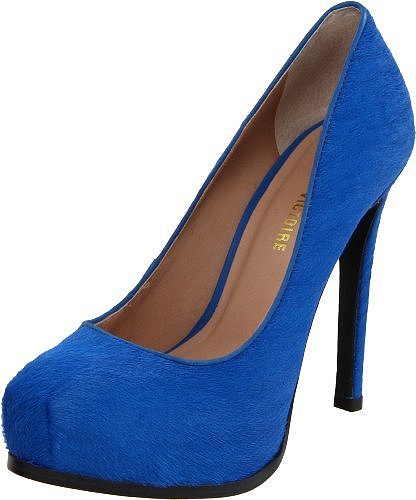 Pour La Victoire Women's Ivette Platform Pump, Electric Blue, 7.5 M US
