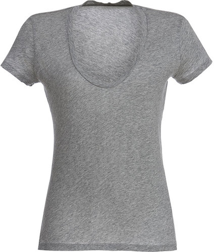 James Perse Heather Grey S/S V-neck T-Shirt