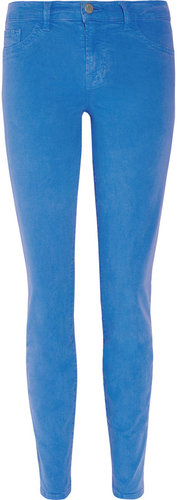 J Brand Denim 811 mid-rise twill skinny jeans