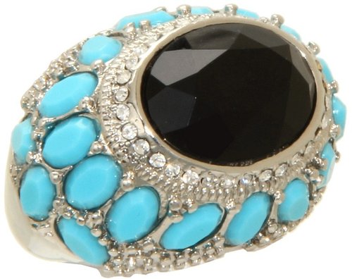 GUESS - Turquoise Jet Dome Ring