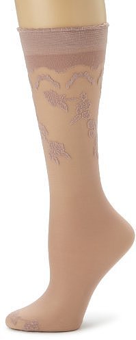 Jessica Simpson Women's Floral Sheer Knee High Socks
