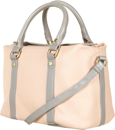 Contrast Toplock Holdall Bag