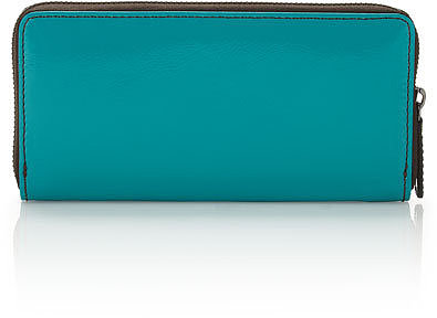 Oryany Patent Zip Wallet, Turquoise