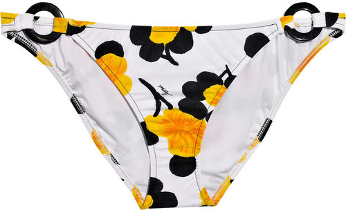 Milly Cetara floral-print bikini briefs