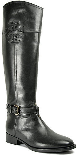 Tory Burch - Blair - Black Leather Riding Boot