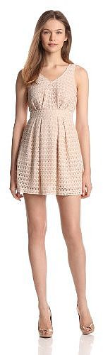 BCBGeneration Women's Pleated Full Skirt Dress