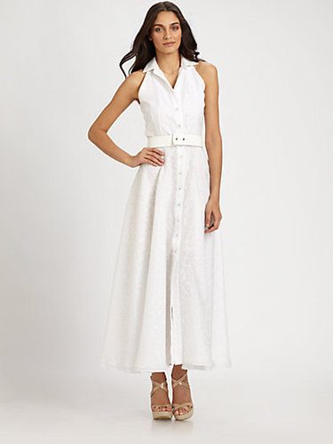 white shirt dress