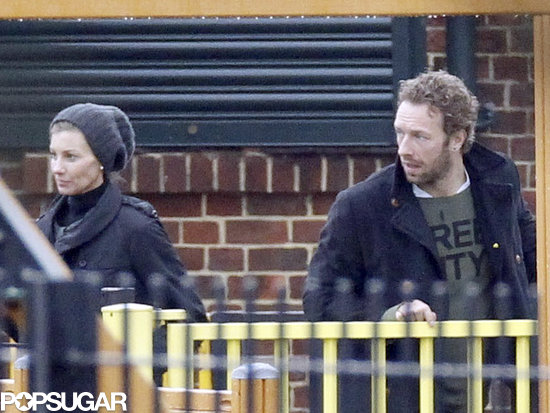 Chris Martin and Faith Hill watched their children play together.
Chris Martin and Faith Hill watched their children play together.