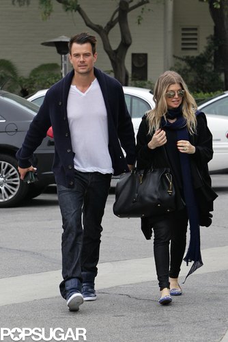 Fergie and Josh Ditch the Green on St. Patrick's Day Fergie and Josh Ditch the Green on St. Patrick's Day