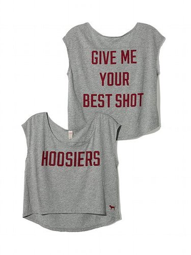 PINK Indiana University Basketball Tee