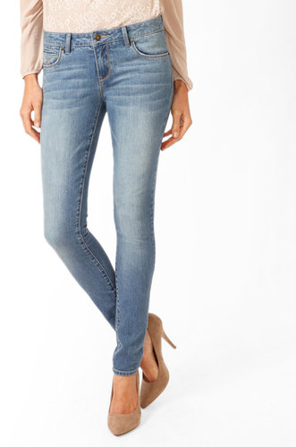 FOREVER 21 Welt Pocket Skinny Jeans