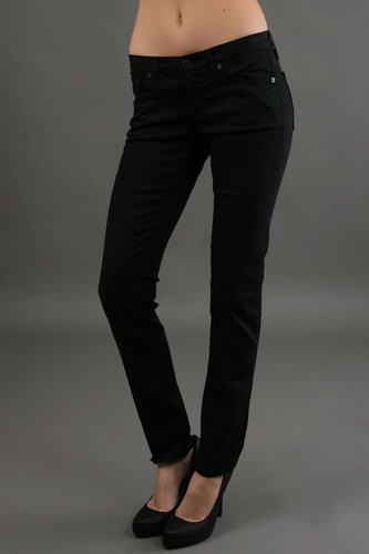 AG Jeans Stilt Jean in Coated Black Women