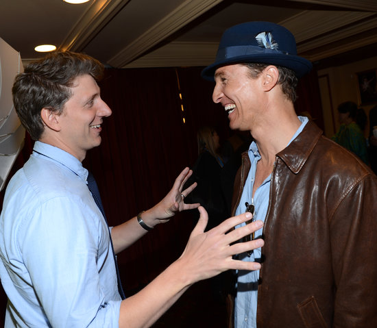 Matthew McConaughey got together with Jeff Nichols at the Mud screening at SXSW.
Matthew McConaughey got together with Jeff Nichols at the Mud screening at SXSW.
