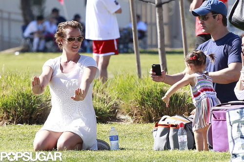 Britney Spears Goes Into Soccer-Mom Mode With Her Little Ones Britney Spears Goes Into Soccer-Mom Mode With Her Little Ones