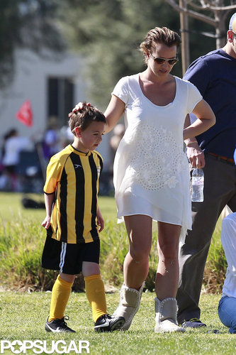 Britney Spears Goes Into Soccer-Mom Mode With Her Little Ones Britney Spears Goes Into Soccer-Mom Mode With Her Little Ones