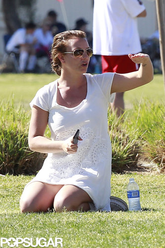 Britney Spears Goes Into Soccer-Mom Mode With Her Little Ones Britney Spears Goes Into Soccer-Mom Mode With Her Little Ones
