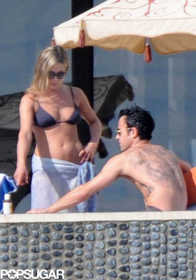 Jennifer Aniston and Justin Theroux soaked up the sun in Cabo in December 2012.
Jennifer Aniston and Justin Theroux soaked up the sun in Cabo in December 2012.