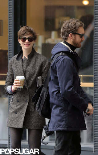 Anne and Adam Couple Up For a Rainy Coffee Date Anne and Adam Couple Up For a Rainy Coffee Date