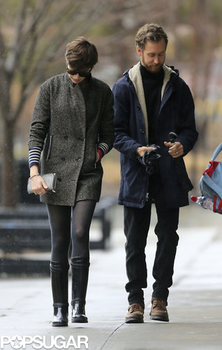 Anne and Adam Couple Up For a Rainy Coffee Date Anne and Adam Couple Up For a Rainy Coffee Date