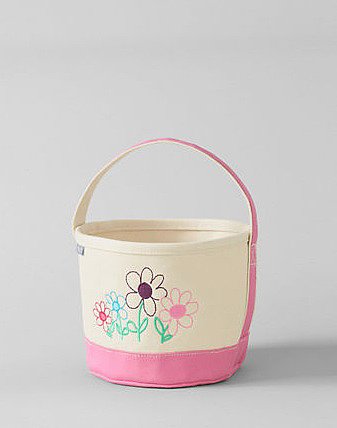 Flower Easter Basket Tote Flower Easter Basket Tote