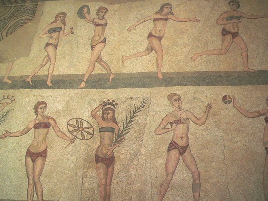 The Bikini Girls, 4th Century AD The Bikini Girls, 4th Century AD