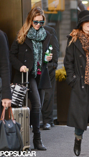 Jessica Alba left NYC today.
Jessica Alba left NYC today.