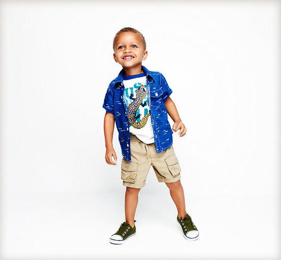 Summer Fun Woven Shirt, Graphic Tee, and Cargo Shorts Summer Fun Woven Shirt, Graphic Tee, and Cargo Shorts