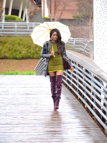 On a rainy cold day