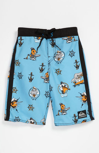 Quiksilver 'Briny Deep' Board Shorts (Little Boys)